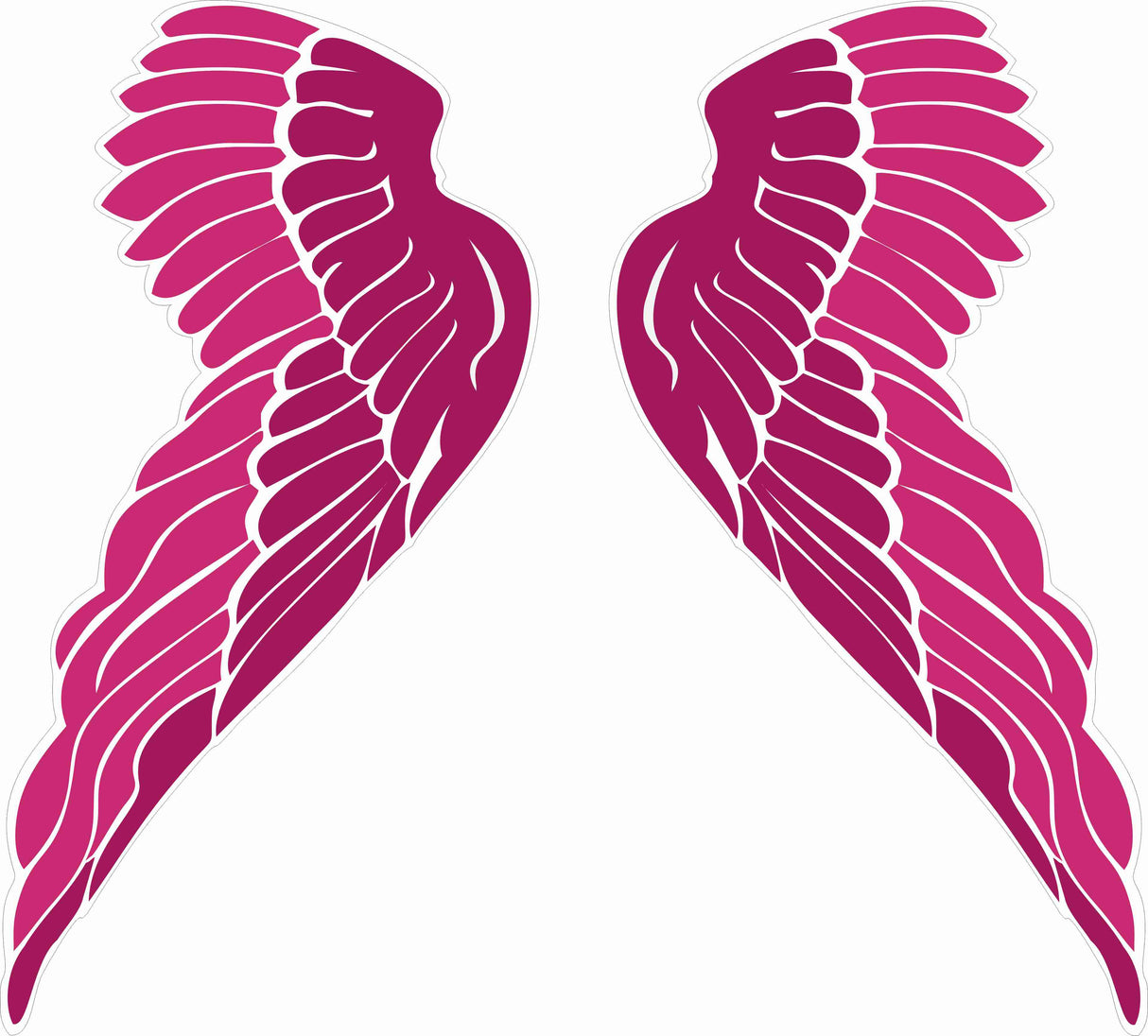 Angel Wing Wall Stickers – Customizable Selfie Backdrops