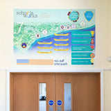 Map showing the local school academies