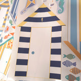 Summer Themed Fabric Wall Stickers