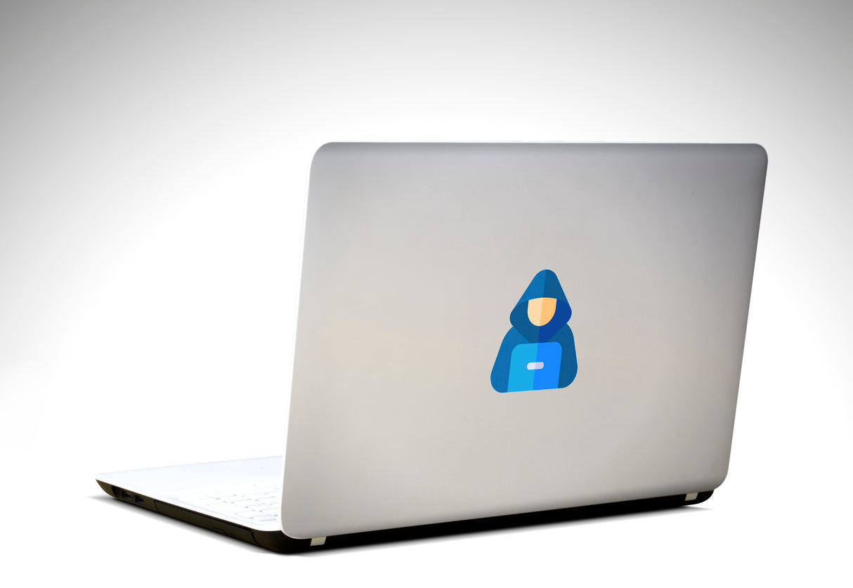 laptop wall sticker to hide logo