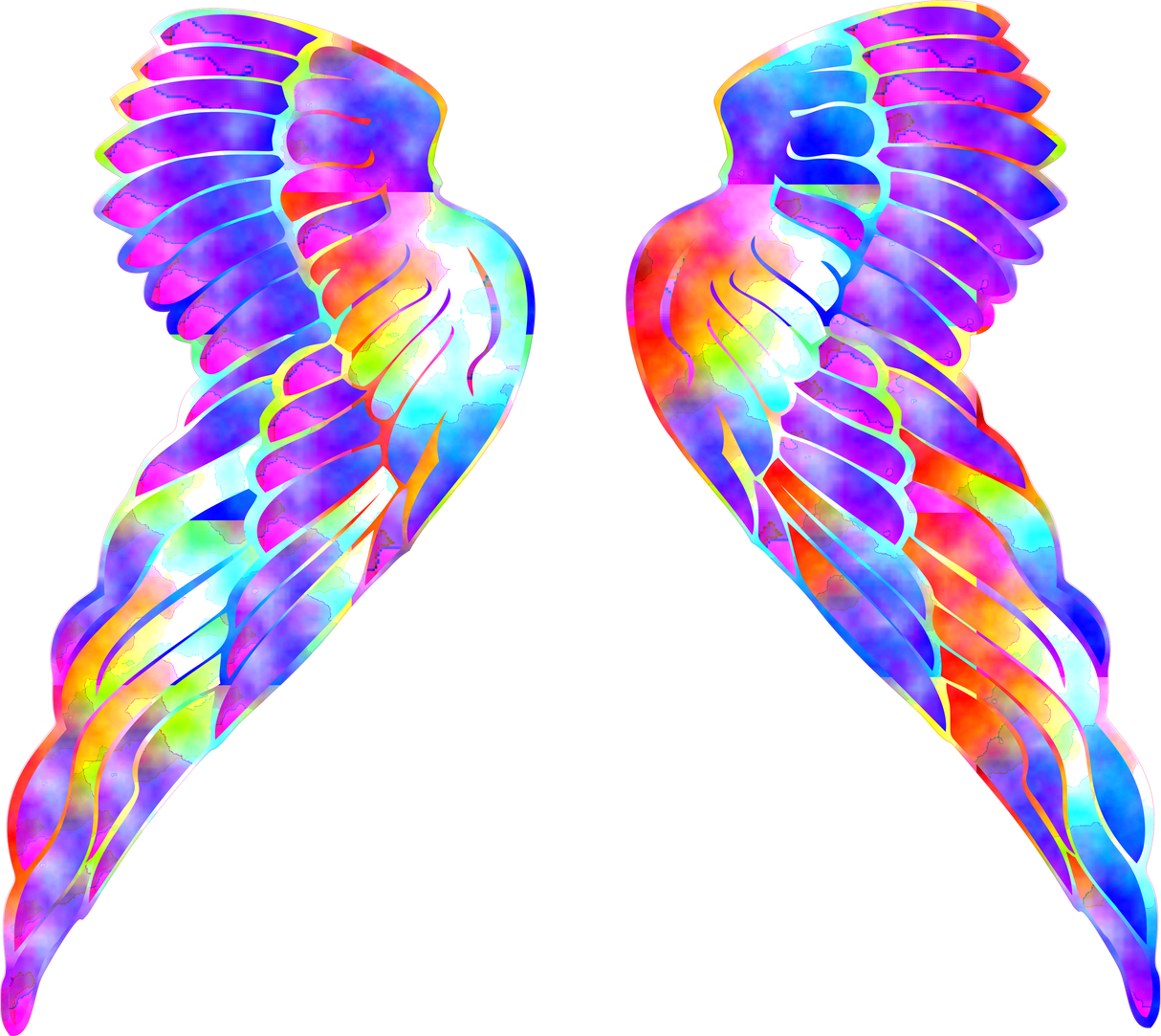 Angel Wing Wall Stickers – Customizable Selfie Backdrops