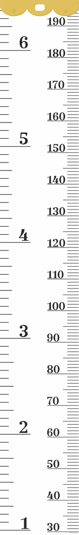 Tape Measure Adhesive Height Chart - Consultation Room Wall Sticker