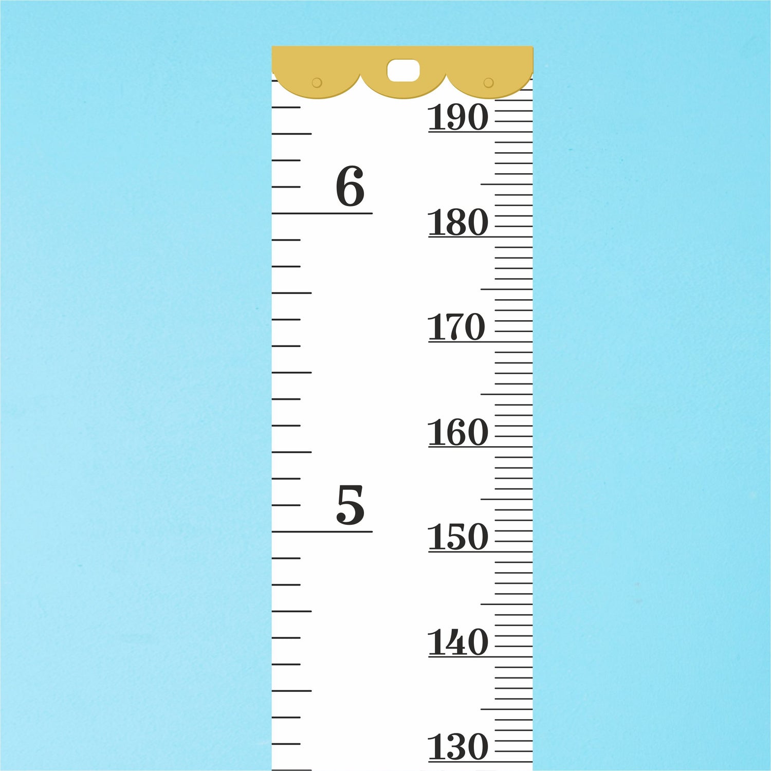 Tape Measure Adhesive Height Chart - Consultation Room Wall Sticker