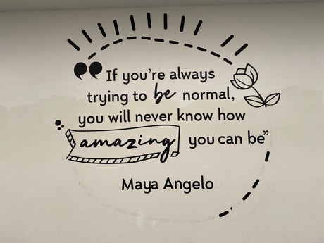 quote by Maya Angelo for a school